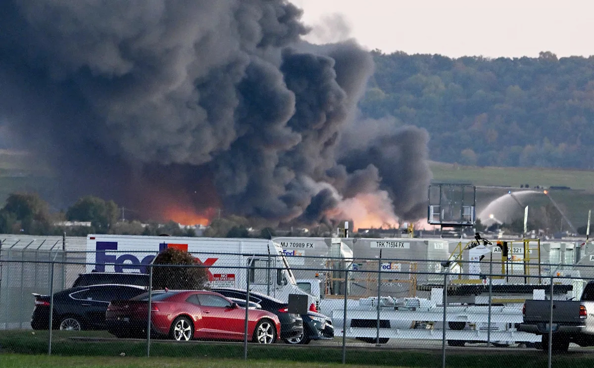Image for 'Catastrophic' UPS plane crash near Louisville airport leaves at least